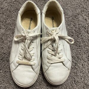 Madewell White Leather Sneakers